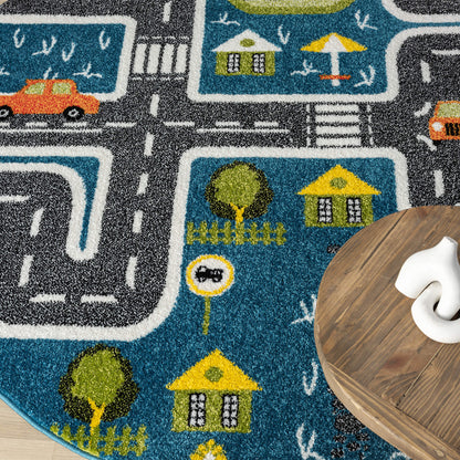 Kidsville 574 Blue Round