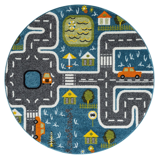 Kidsville 574 Blue Round