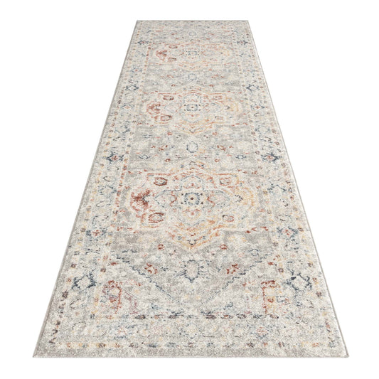Luna 7406 Lt Grey Hallway Runner