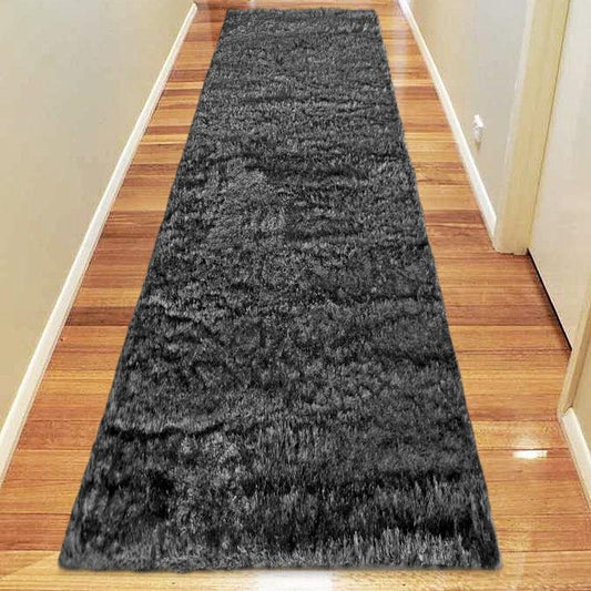 Soft Shaggy 1001 Dk Grey Hallway Runner