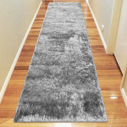 Soft Shaggy 1001 Lt Grey Hallway Runner